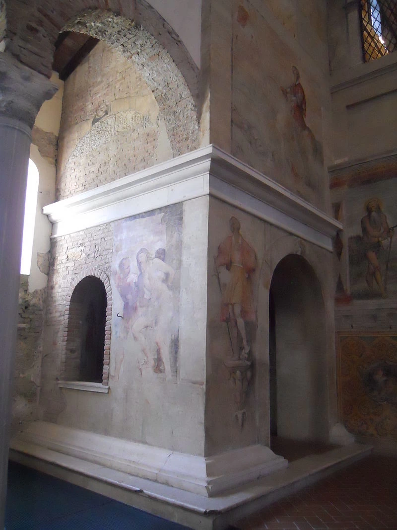 Il Romanino-214-Storie di sant'Obizio-Chiesa di S. Salvatore-Brescia